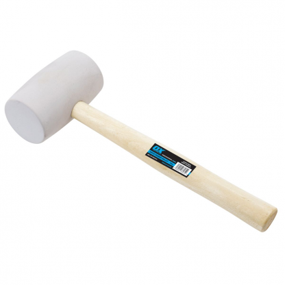 Pro White Rubber Mallet - 24oz