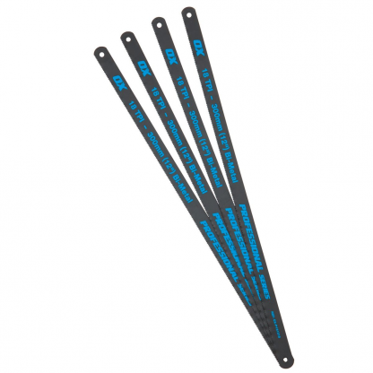 Pro 12" Hacksaw Blades 18 Tpi (4 Pack)
