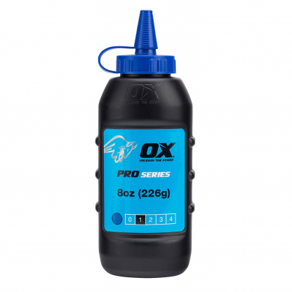 OX Pro Chalk Refill 226g - Blue (6/box)