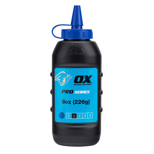 OX Pro Chalk Refill 226g - Blue (6/box)