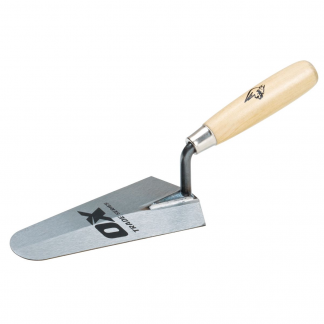 OX Trade Gauging Trowel - Wooden Handle 7" / 180mm