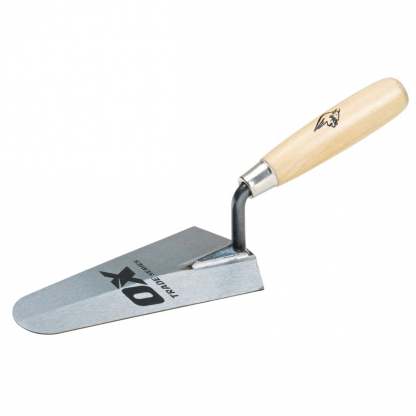 OX Trade Gauging Trowel - Wooden Handle 7" / 180mm
