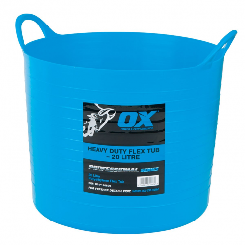 OX Pro Heavy Duty 20L Flexi Tub