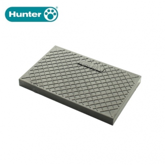 150mm X 100mm Back Inlet Plate Black DS011