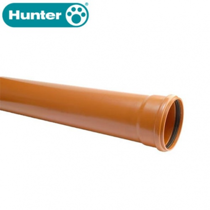 110mm U/G Drain Pipe 6m S/S Terracotta DS549