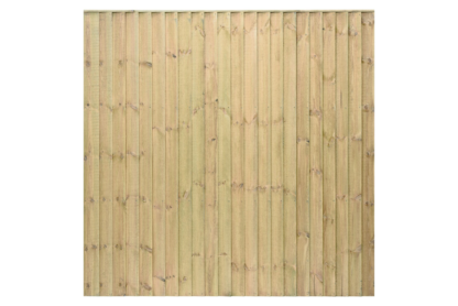 Grange Featheredge Fencing Panel 1.8m Pressure treated Green (14)