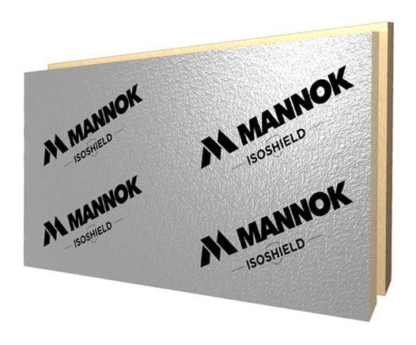 PIR Mannok ISOSHIELD 90mm Full Fill Cavity Wall 1200x450mm (0.54m2 / sheet) (4)