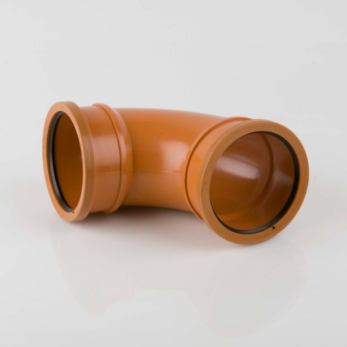 110mm 87.5 Deg Double Socket Bend (10) (B4031)