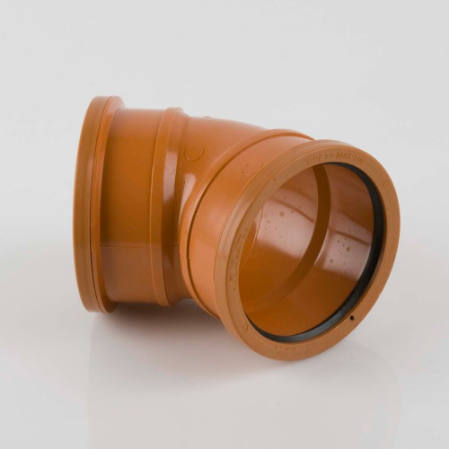 110mm 45 Deg Double Socket Bend (15) (B4041)