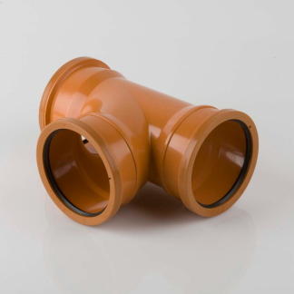 Triple Socket Branch 110x110mm X 87.5° (T BRANCH) (7) (B4081)