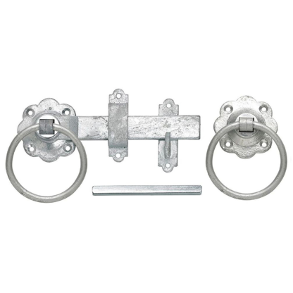 150mm 6" No.1136 Plain Ring Handled Gate Latches - PREPACKED