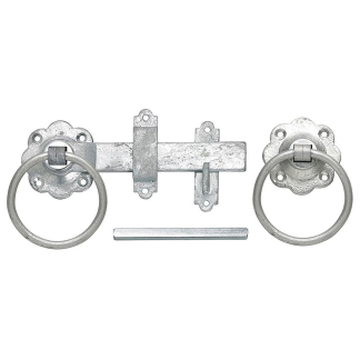 150mm 6" No.1136 Plain Ring Handled Gate Latches - PREPACKED