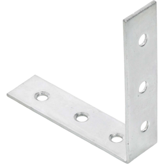 25mm No.320/PP Pack of 10 Corner Braces c/w Screws - PREPACKED