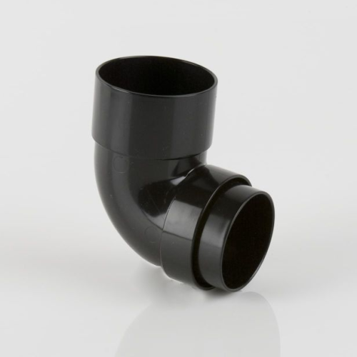 68Mm Round Downpipe 92.5° Bend (10) (BR208B)