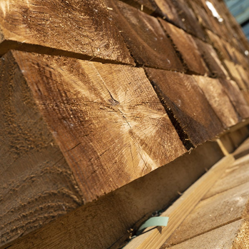 2.4m x 195 x 95mm New Softwood Sleeper Brown (50)
