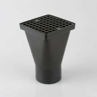 Hopper Square 160 x 110mm with Grating (10) (B1071)