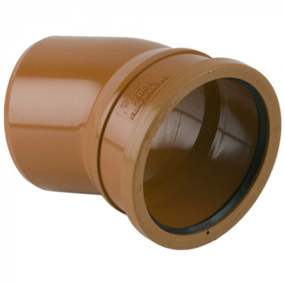 110mm 22.5 Deg Single Socket Bend (15) (B5071)