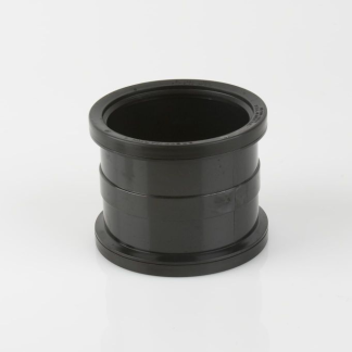 Soil 110Mm Pipe Connector Black (BS406B) (20)