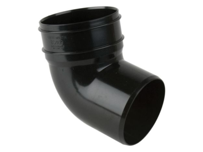 Soil 110Mm 112.5 Deg Top Offset Bend Black (BS409B) (10)