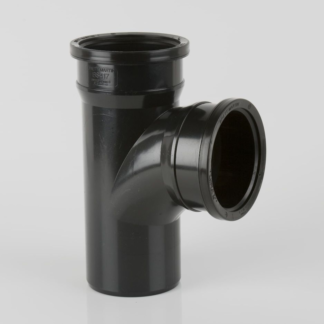 Soil 110Mm 92.5 Deg Branch Without Bosses Black (BS417B) (7)