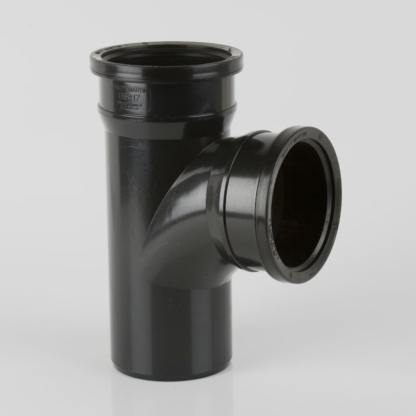 Soil 110Mm 92.5 Deg Branch Without Bosses Black (BS417B) (7)