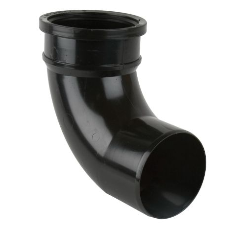 Soil 110Mm 92.5° D/P S/S Bend Black (BS420B) (10)