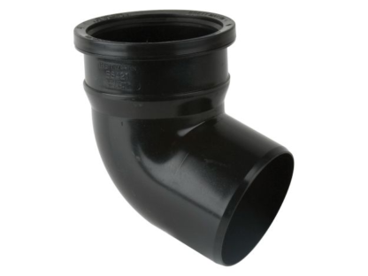 Soil 110Mm 112.5? D/P S/S Bend Black (BS421B) (10)