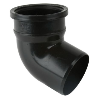 Soil 110Mm 112.5° D/P S/S Bend Black (BS421B) (10)