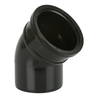 Soil 110Mm 135° D/P S/S Bend Black (BS422B) (15)