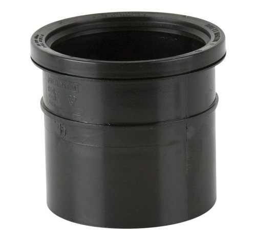 Soil 110Mm S/S Pipe Connector Black (BS432B) (20)