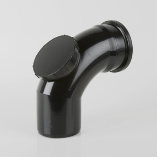 Soil 110Mm 92.5 Deg Access Bend Black (BS436B)