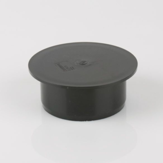Soil 110Mm Socket Plug - Black (BS439B) (10)