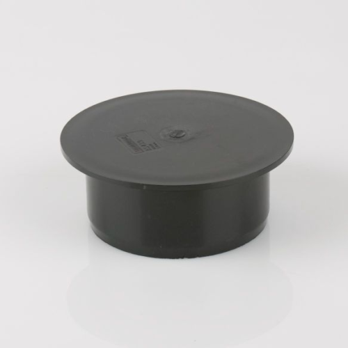 Soil 110Mm Socket Plug - Black (BS439B) (10)