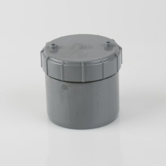 Soil 110Mm Access Cap Black (BS431B)
