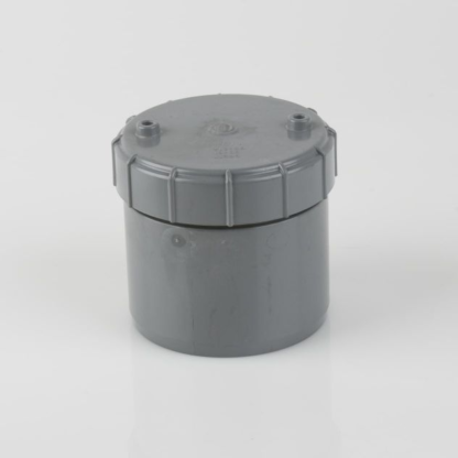 Soil 110Mm Access Cap Black (BS431B)