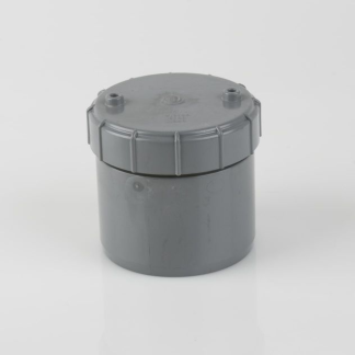 Soil 110Mm Access Cap Black (BS431B)