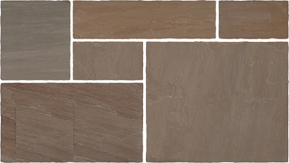 Raj Blend Sandstone (18mm Calibrated) 900x600mm