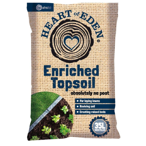 Heart Of Eden Enriched Topsoil (35 Litre Bag) (50)