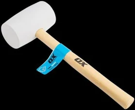 Pro White Rubber Mallet - 32oz
