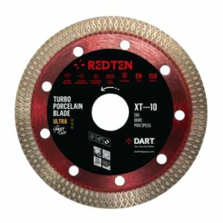 115mm DART Red Ten XT-10 PORCELAIN Blade (115x22.23Bmm)