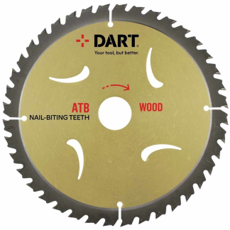 DART Gold ATB Wood Saw Blade 250Dmm x 30B x 40Z - SSK2503040