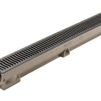 Aco RAINDRAIN B125 1m c/w Cast Iron Grating (64)
