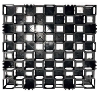 Plupave (plastic permeable paving / ground stabilisation units) 500x500x50mm 90T+ loading (x4 units = 1m2)