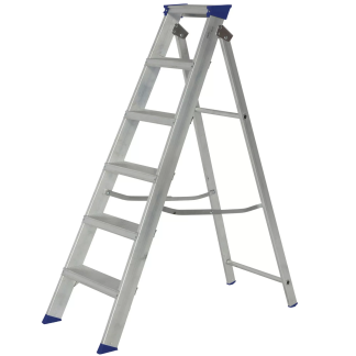 MasterTrade 6 Tread Aluminium Stepladder