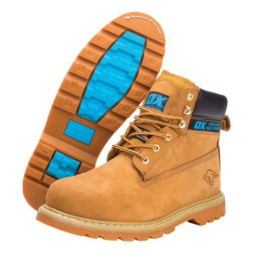 OX Honey Nubuck Safety Boot - Size 11