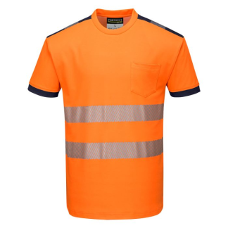 HI-VIS Short Sleeve T-Shirt (ORANGE) LARGE
