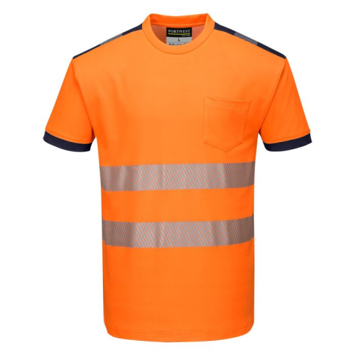 HI-VIS Short Sleeve T-Shirt (ORANGE) LARGE