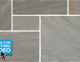 Light Grey Sandstone (18mm Calibrated) 900x600mm / PER SLAB (35/pk) 01004104