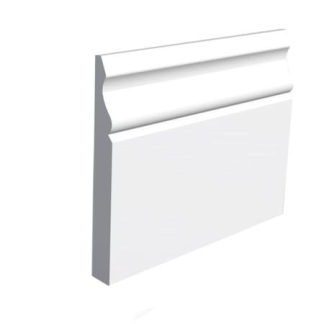 Ogee Skirting 18x150mm  4.4M (Primed MDF Mouldings) (finished 18x144mm) (21)