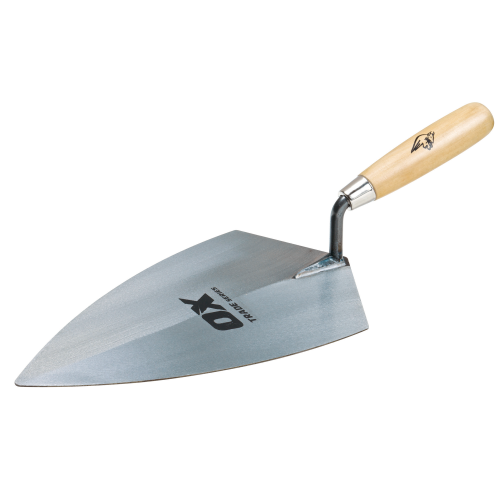 OX Brick Trowel Philadelphia - Wooden Handle 11" / 280mm